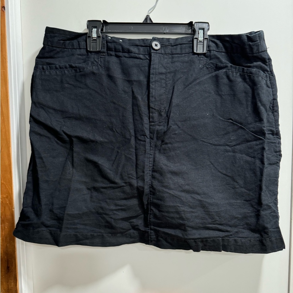 Croft & Barrow Classic Fit Skort‎ size 14, Black